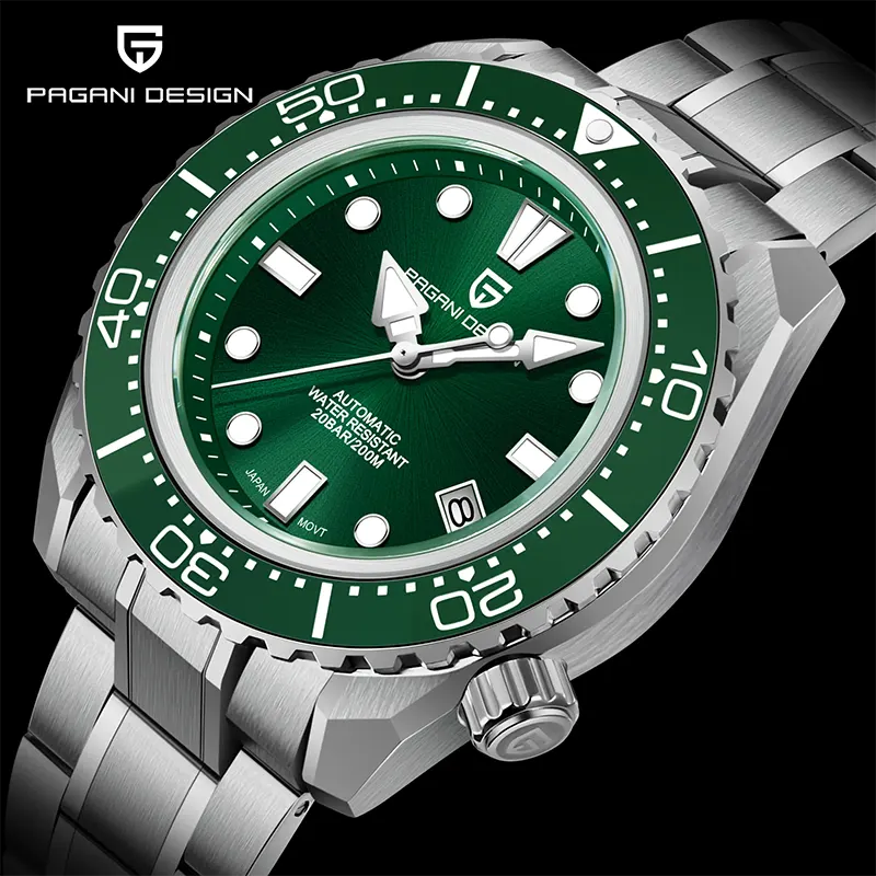 Pagani Design PD-1680 Green Dial Men's Watch